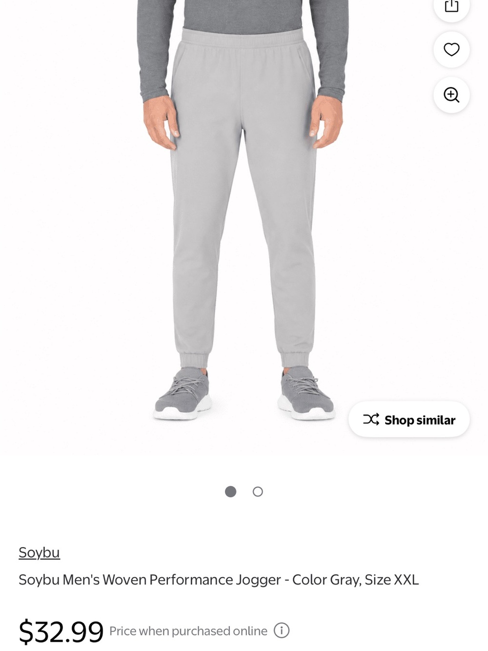 Soybu Light Gray Men's Joggers - Casual Athletic Pants